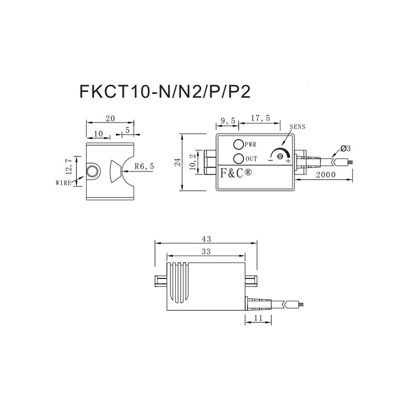 FKCT10-P2 габариты
